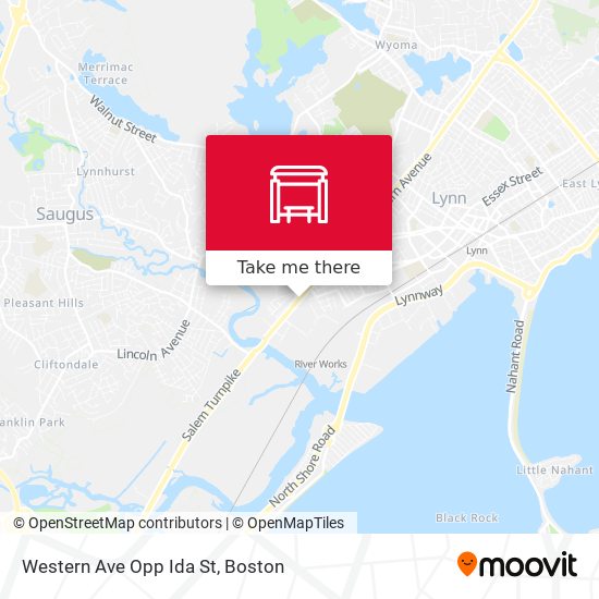 Mapa de Western Ave Opp Ida St