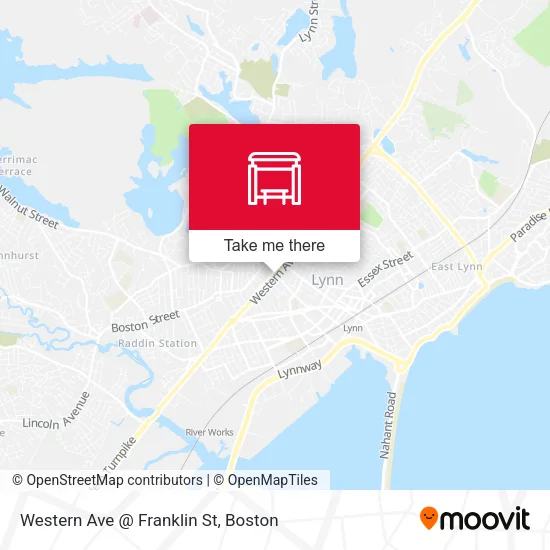 Mapa de Western Ave @ Franklin St