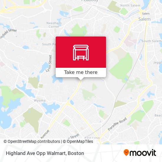 Mapa de Highland Ave Opp Walmart