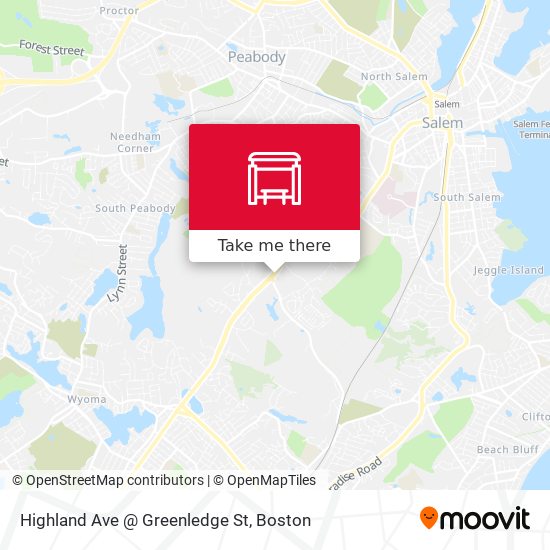 Mapa de Highland Ave @ Greenledge St