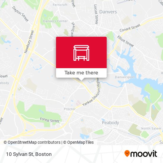 Mapa de 10 Sylvan St
