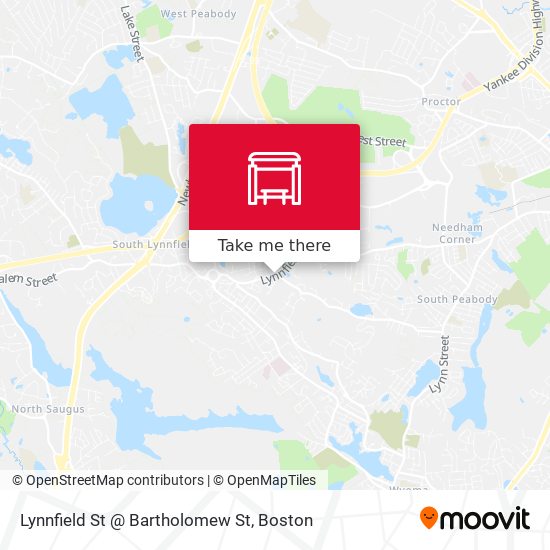 Mapa de Lynnfield St @ Bartholomew St