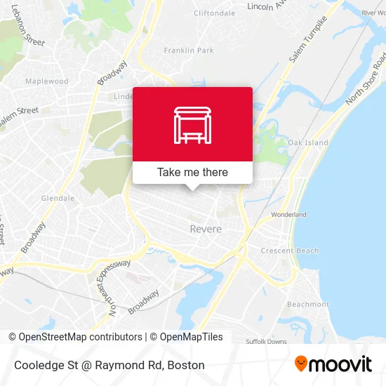 Cooledge St @ Raymond Rd map