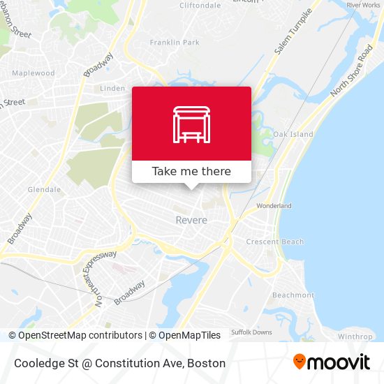 Cooledge St @ Constitution Ave map