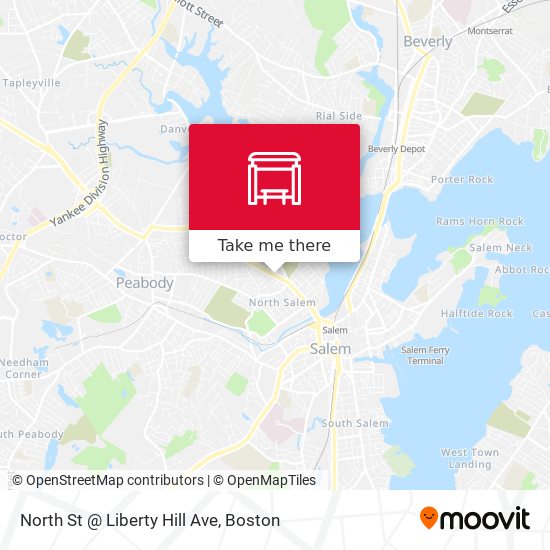 North St @ Liberty Hill Ave map