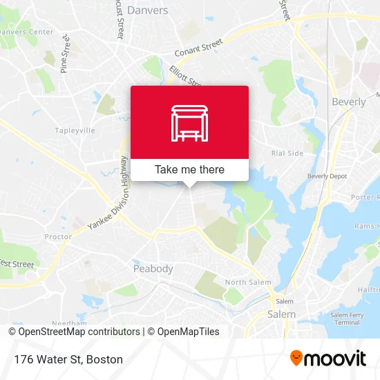 176 Water St map