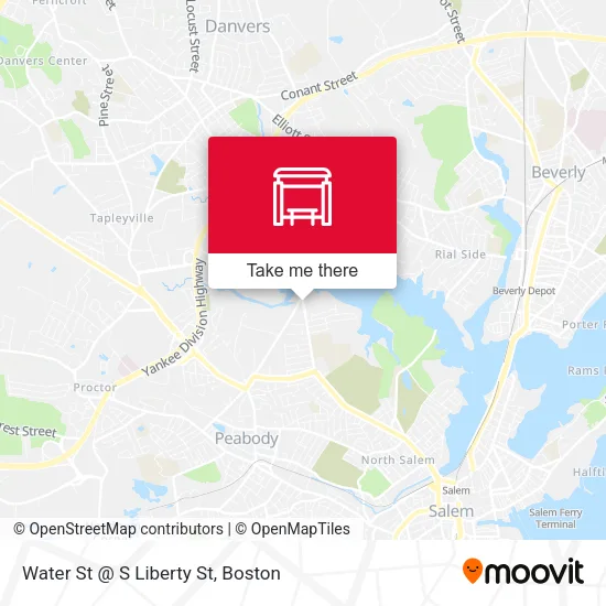 Water St @ S Liberty St map