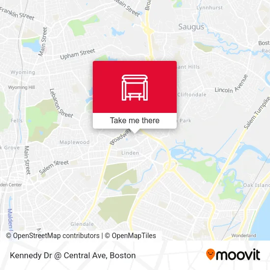 Mapa de Kennedy Dr @ Central Ave