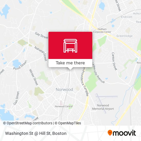 Mapa de Washington St @ Hill St