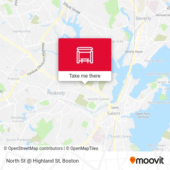 North St @ Highland St map