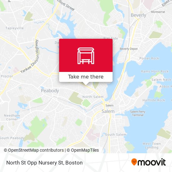 North St Opp Nursery St map