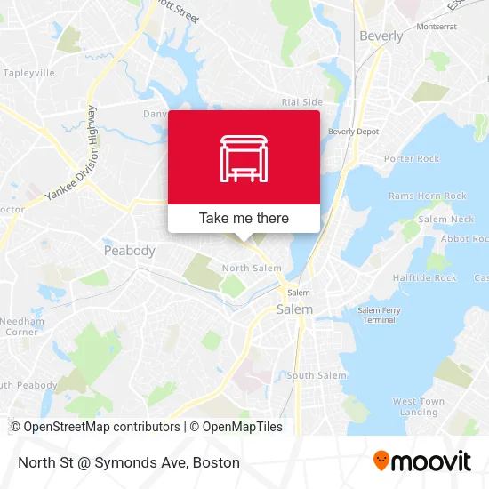 North St @ Symonds Ave map