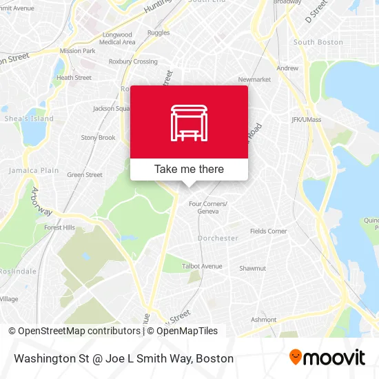 Washington St @ Joe L Smith Way map