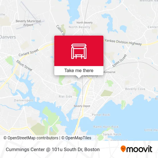 Cummings Center @ 101u South Dr map