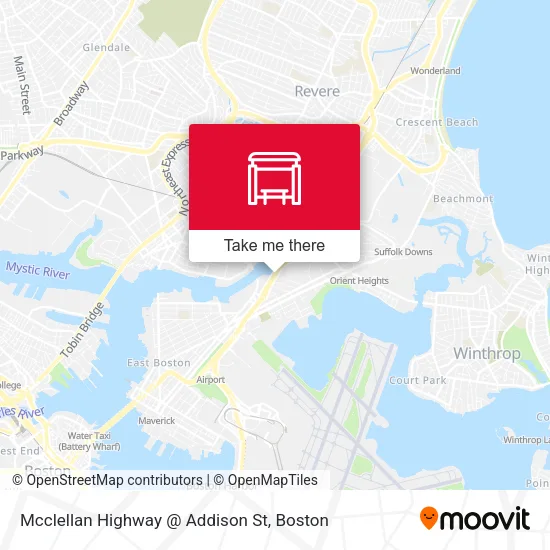 Mapa de Mcclellan Highway @ Addison St