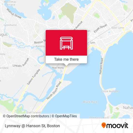 Lynnway @ Hanson St map