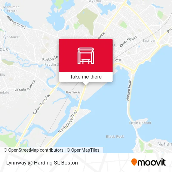 Lynnway @ Harding St map