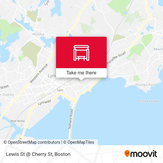 Lewis St @ Cherry St map