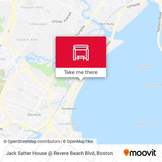 Mapa de Jack Satter House @ Revere Beach Blvd