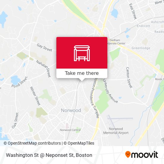 Mapa de Washington St @ Neponset St
