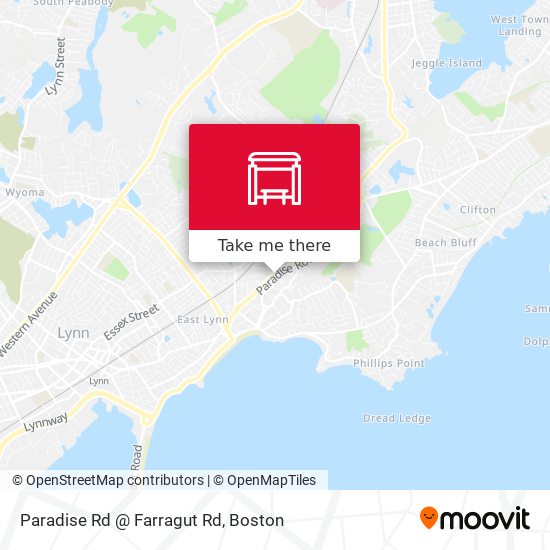 Mapa de Paradise Rd @ Farragut Rd