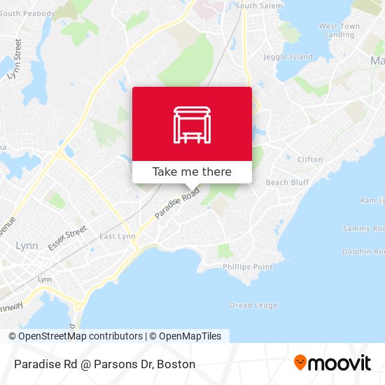 Mapa de Paradise Rd @ Parsons Dr