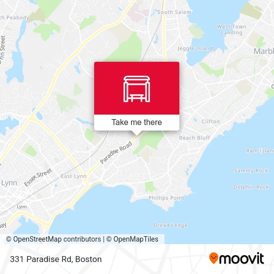 331 Paradise Rd map