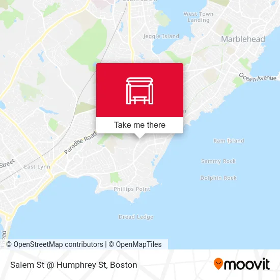 Salem St @ Humphrey St map