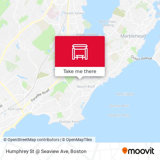 Mapa de Humphrey St @ Seaview Ave