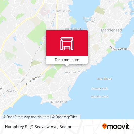Mapa de Humphrey St @ Seaview Ave