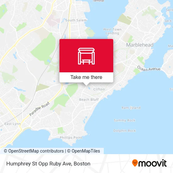 Humphrey St Opp Ruby Ave map