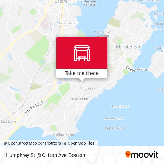 Humphrey St @ Clifton Ave map
