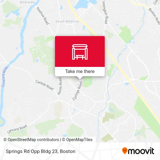 Springs Rd Opp Bldg 23 map