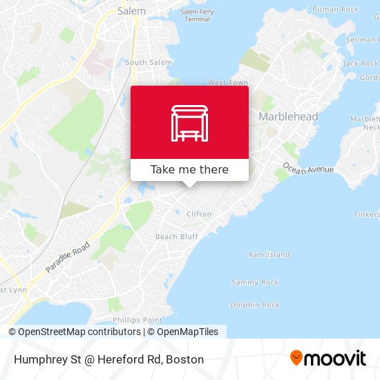 Mapa de Humphrey St @ Hereford Rd
