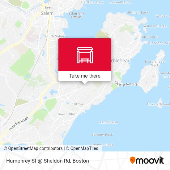 Humphrey St @ Sheldon Rd map