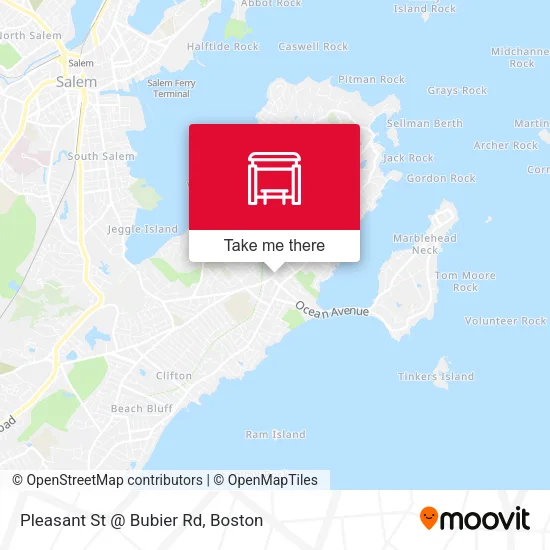 Pleasant St @ Bubier Rd map
