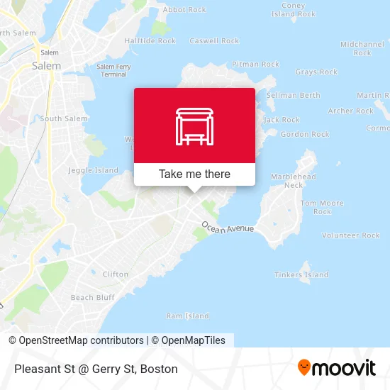 Pleasant St @ Gerry St map
