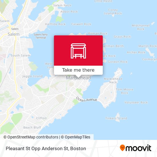 Mapa de Pleasant St Opp Anderson St