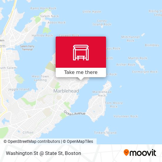 Washington St @ State St map