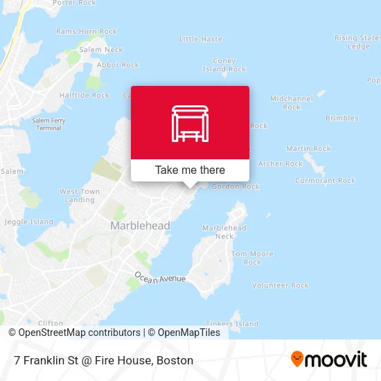 7 Franklin St @ Fire House map