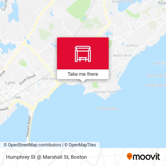 Mapa de Humphrey St @ Marshall St