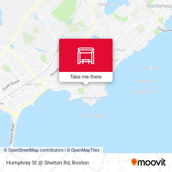 Humphrey St @ Shelton Rd map