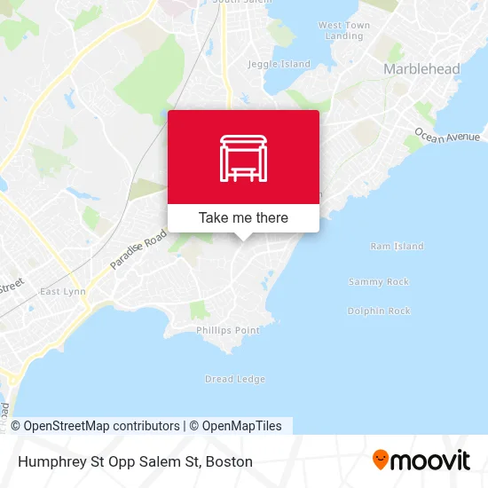 Humphrey St Opp Salem St map