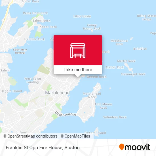 Franklin St Opp Fire House map