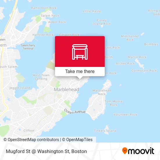 Mapa de Mugford St @ Washington St