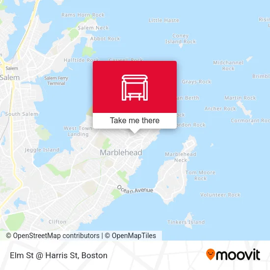 Elm St @ Harris St map
