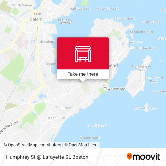 Humphrey St @ Lafayette St map
