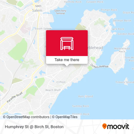 Humphrey St @ Birch St map