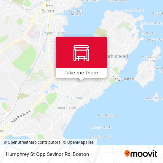 Mapa de Humphrey St Opp Sevinor Rd