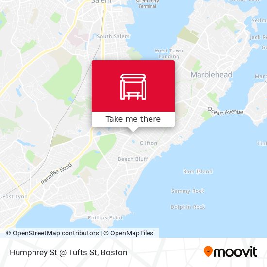 Mapa de Humphrey St @ Tufts St